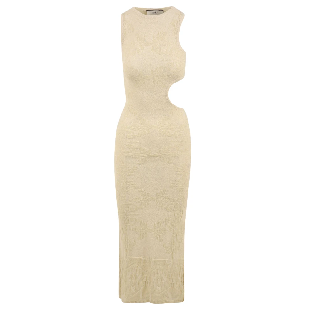 Akep Women's Cream Dress Vskd05044 V1