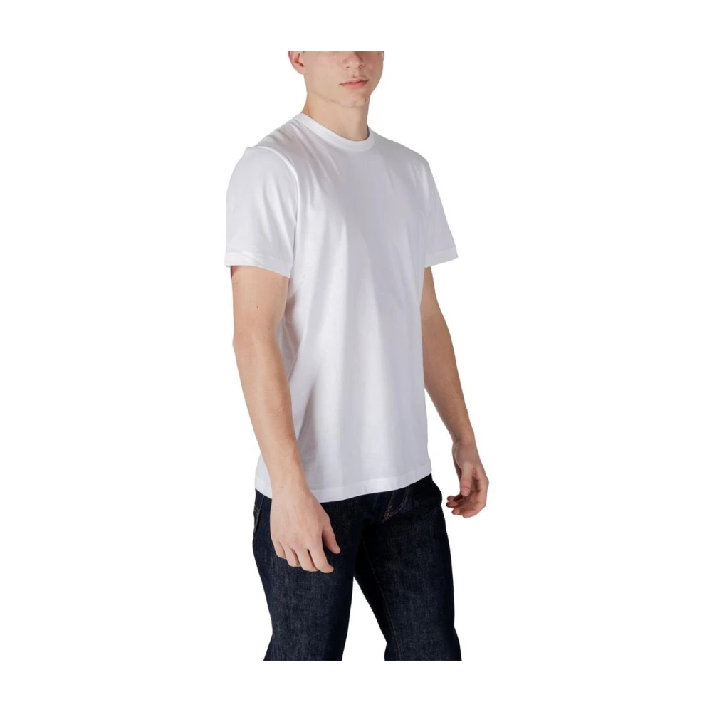 Colmar Witte Katoenen Korte Mouw T-Shirt White Heren
