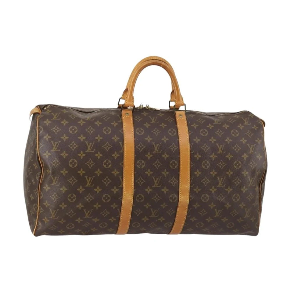 Louis Vuitton Vintage Unisex Brown Pre-Owned Monogram Keepall Travel Bag