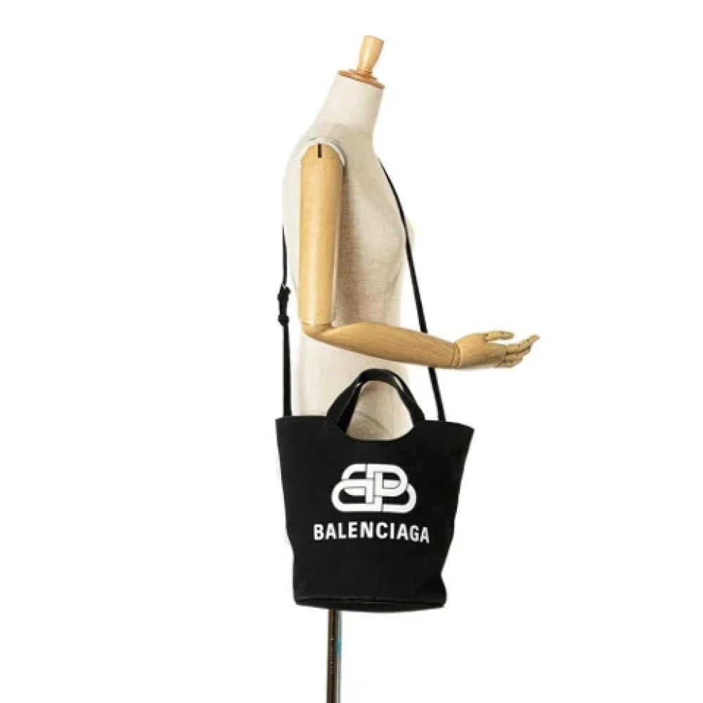Balenciaga Vintage Pre-owned Canvas balenciaga-bags White Dames
