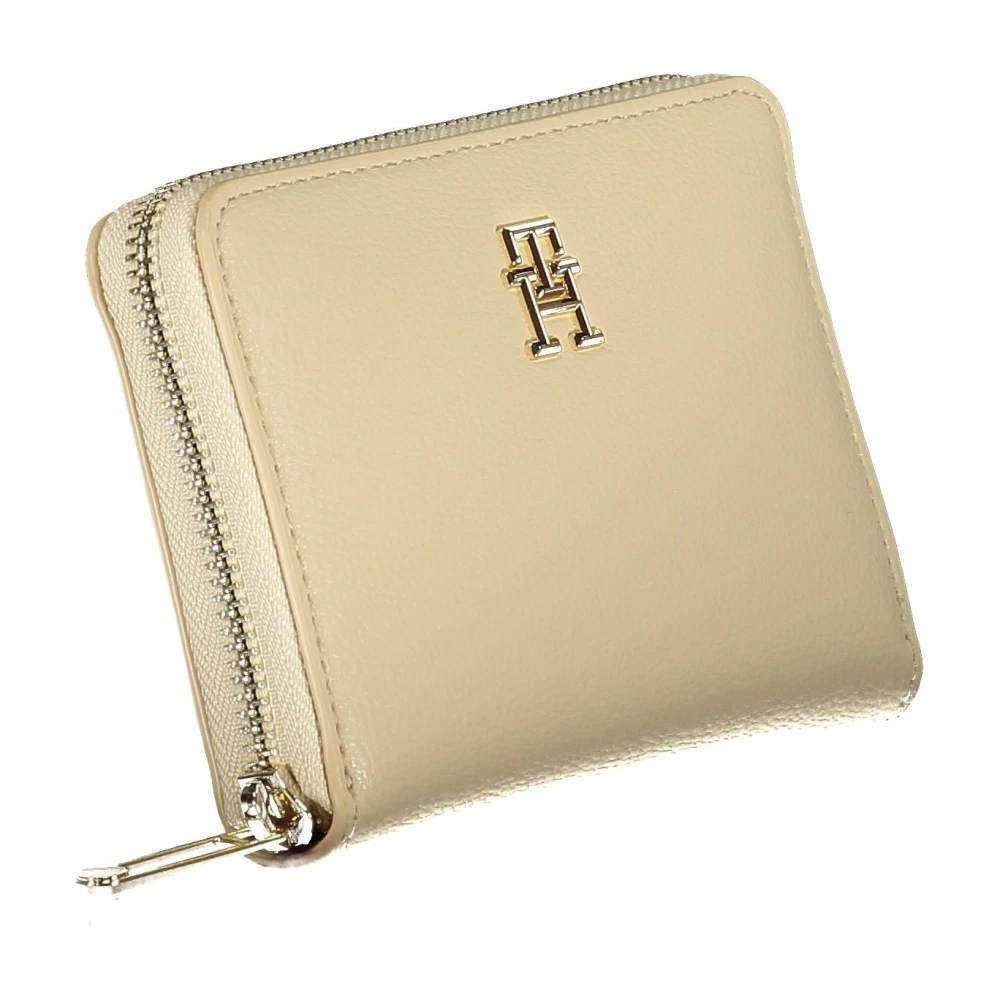 Tommy Hilfiger Beige Damesportemonnee met ritssluiting Beige Dames