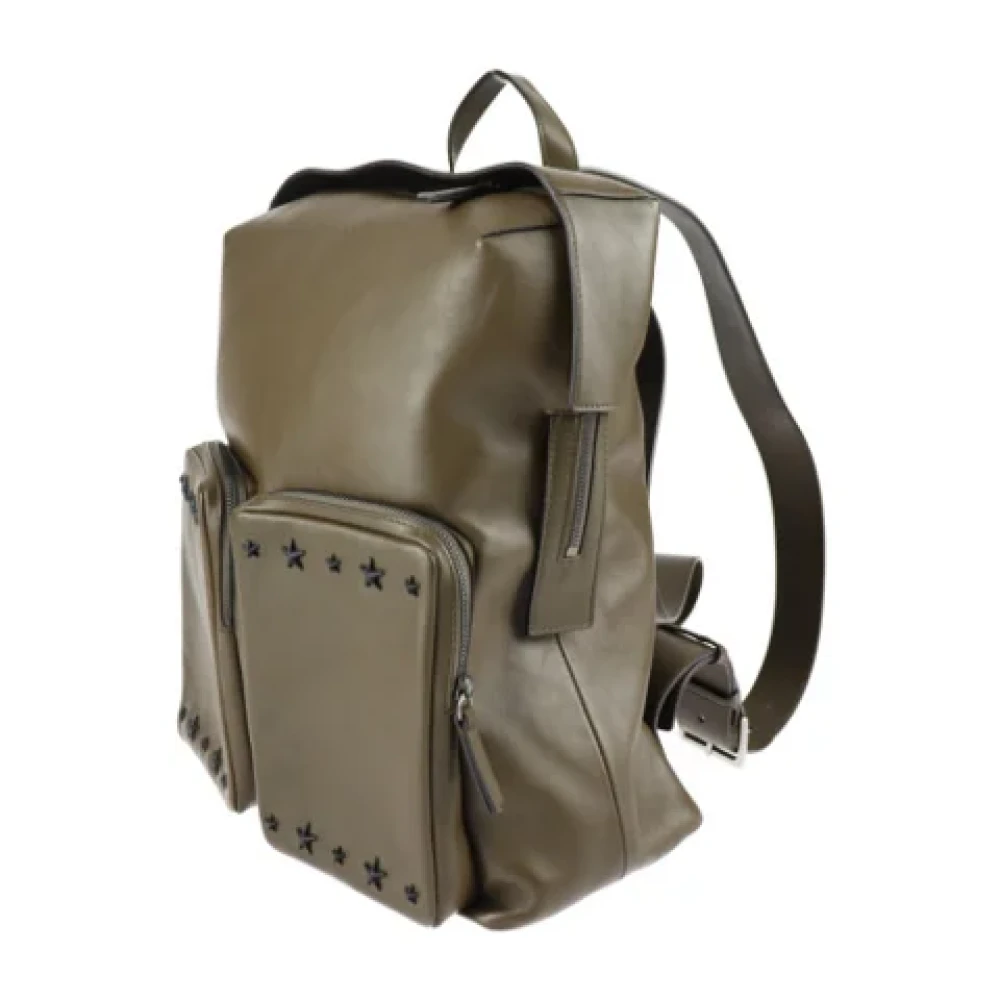 Jimmy Choo Pre-owned Leather backpacks Black Dames