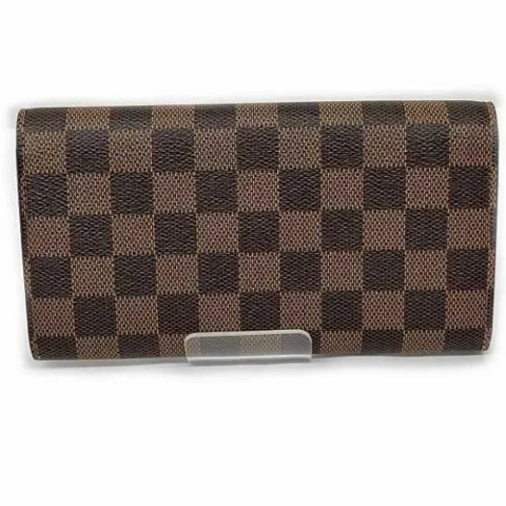 Louis Vuitton Vintage Pre-owned Canvas wallets Brown Dames