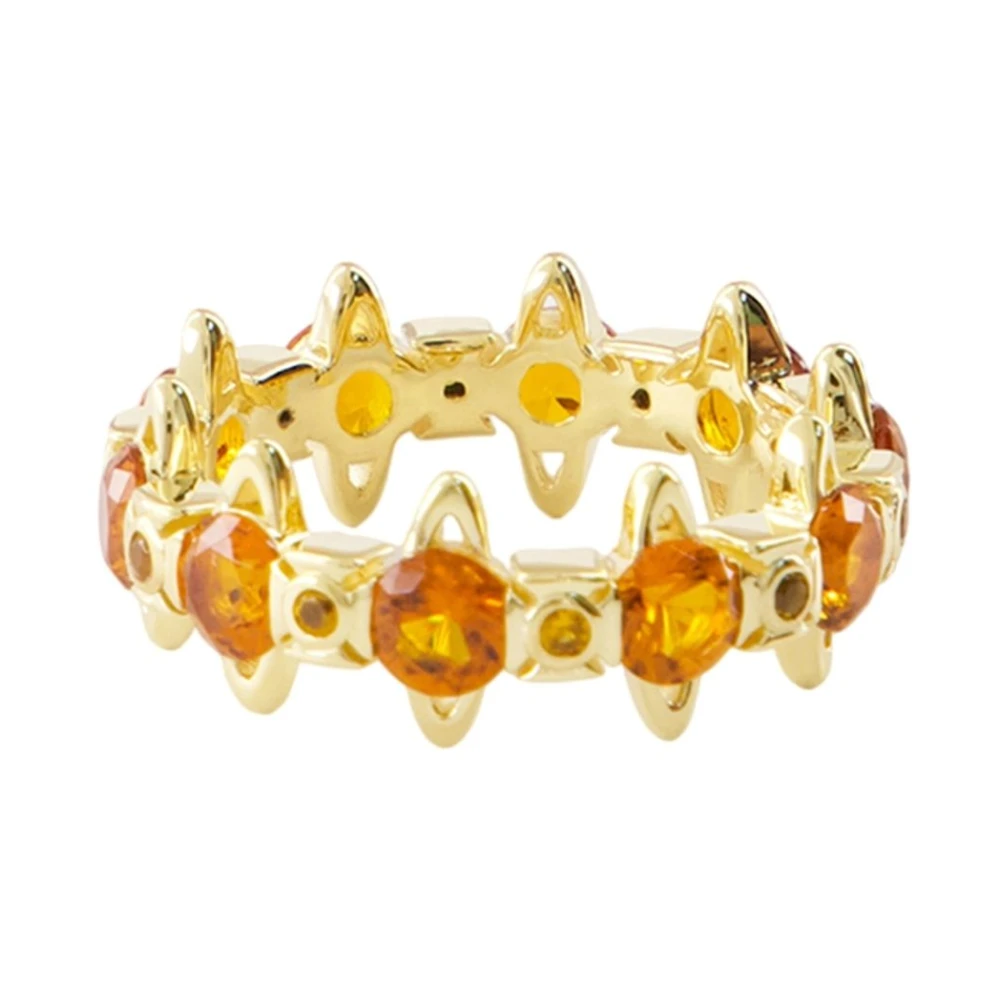 Vivienne Westwood Yellow Warwick Ring - Female - Rings - M - Accessories
