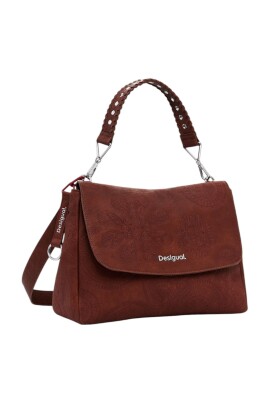 brown-shoulder-strap-handbag-clip-fastening