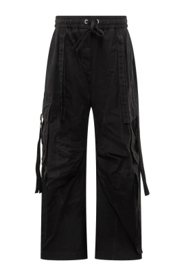 Waxed Faille Cargo Pants