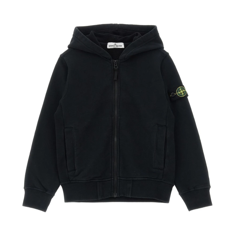 Stone Island Jumper - Unisex - Kids Sweatshirts - Black - 10 Y - Kids