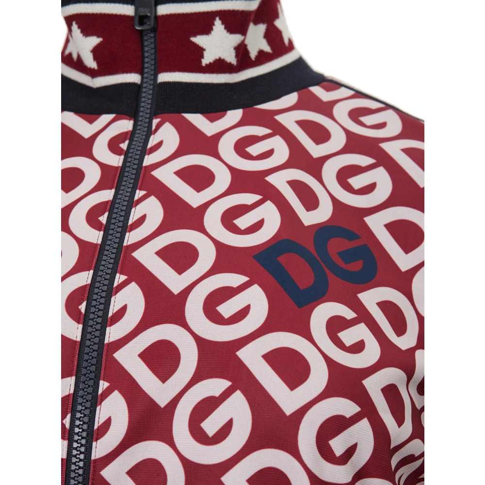 Dolce & Gabbana Zip 'D&G Queen' Sweatshirt Multicolor Dames