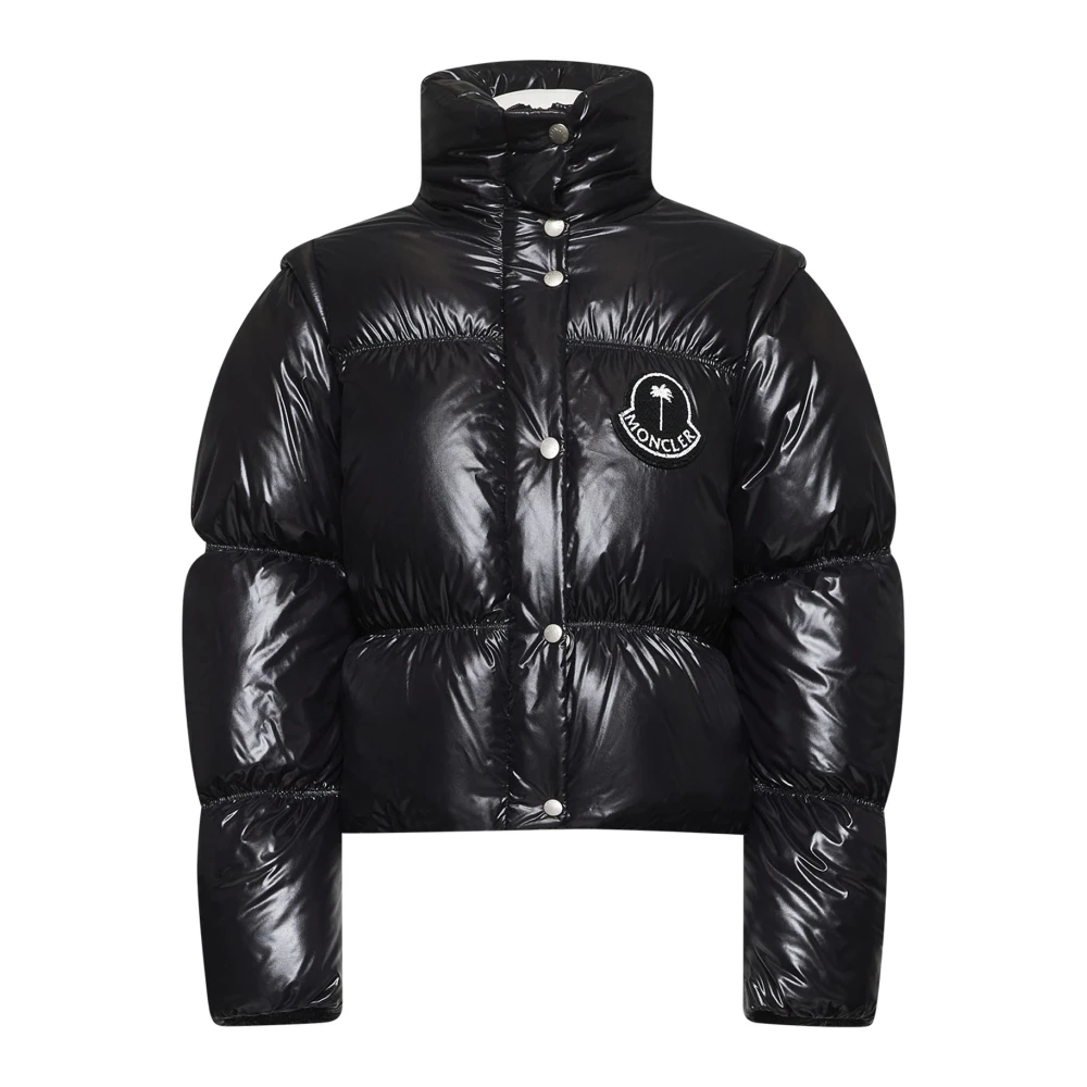 Moncler Zwarte Winterjassen Black Dames