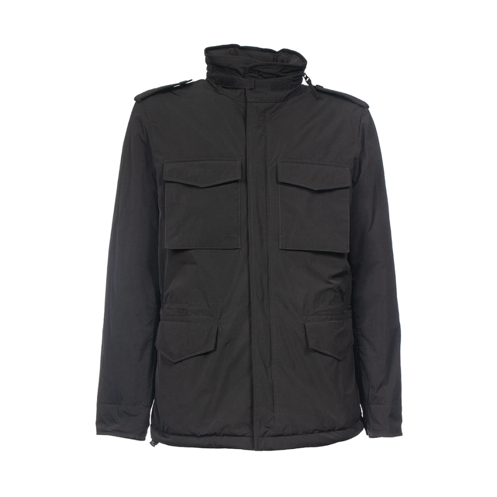 Aspesi Mini Field Jacket met Thermische Voering Black Heren