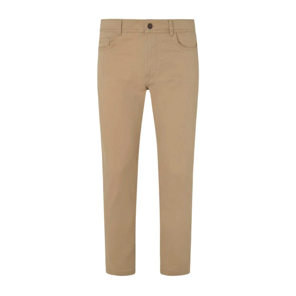 Pepe Jeans Men's Beige Skinny Five Pockets Denim Trousers - Slim-Fit Trousers - W31 - Trousers