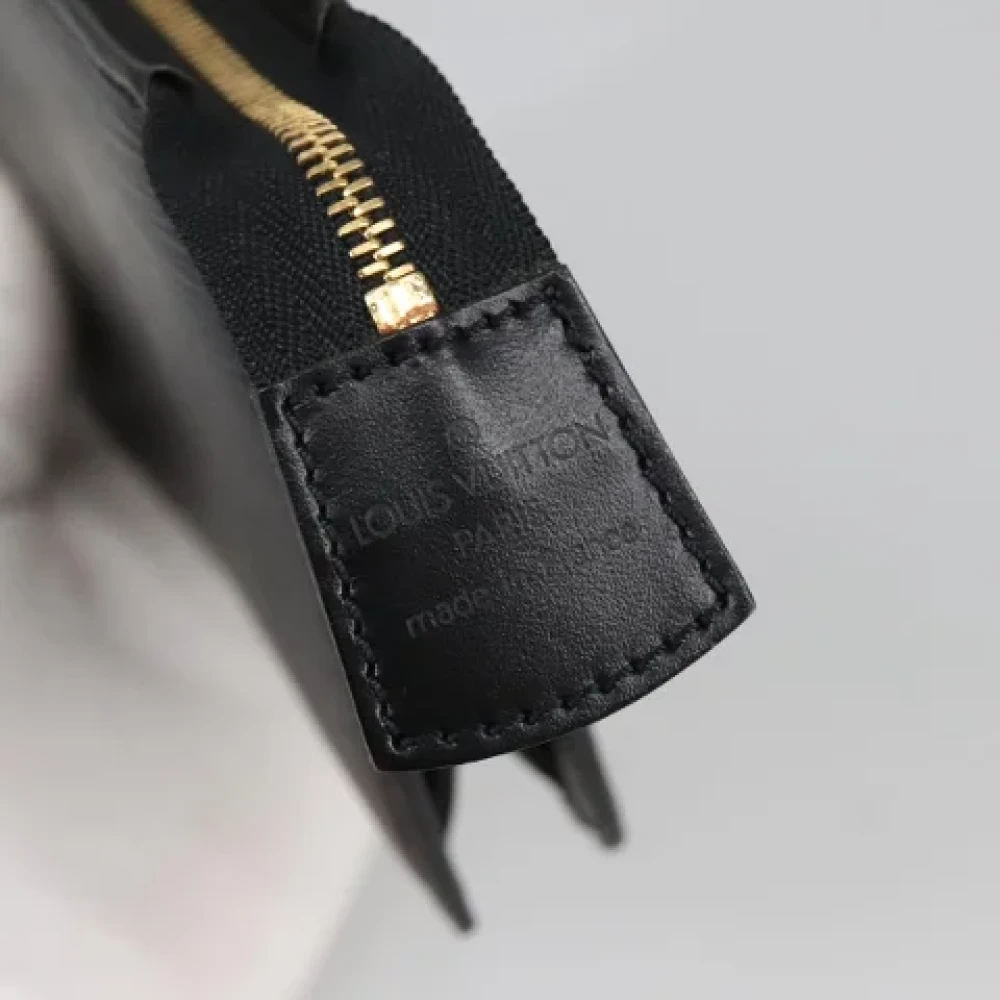 Louis Vuitton Vintage Pre-owned Leather pouches Black Dames