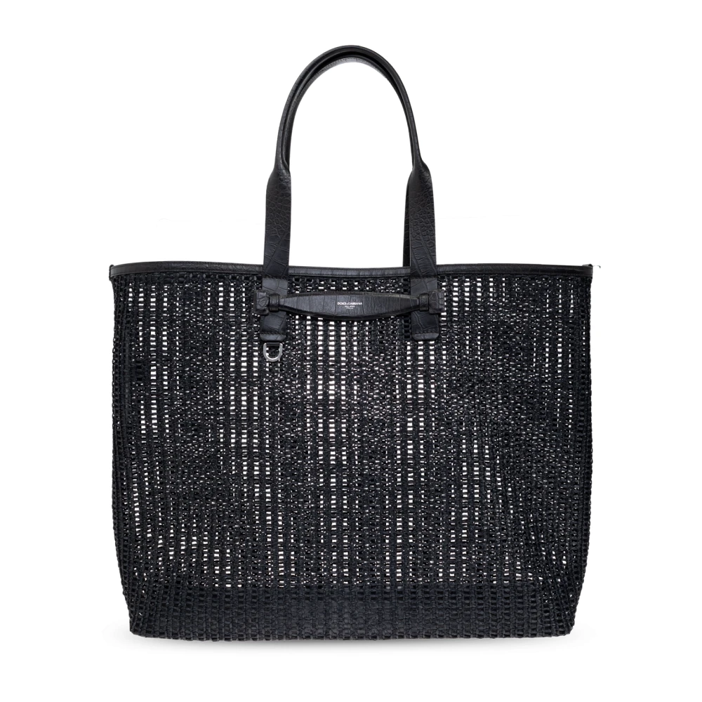 Dolce & Gabbana Black Bag Type Shopper - Male - Shopping Bags - One Size - Bags