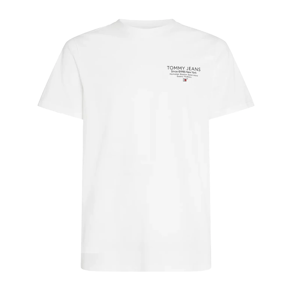 Tommy Jeans Heren Essential Grafisch T-Shirt White Heren