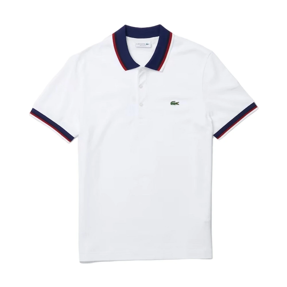Lacoste Uomo Bianco Top, S, New,