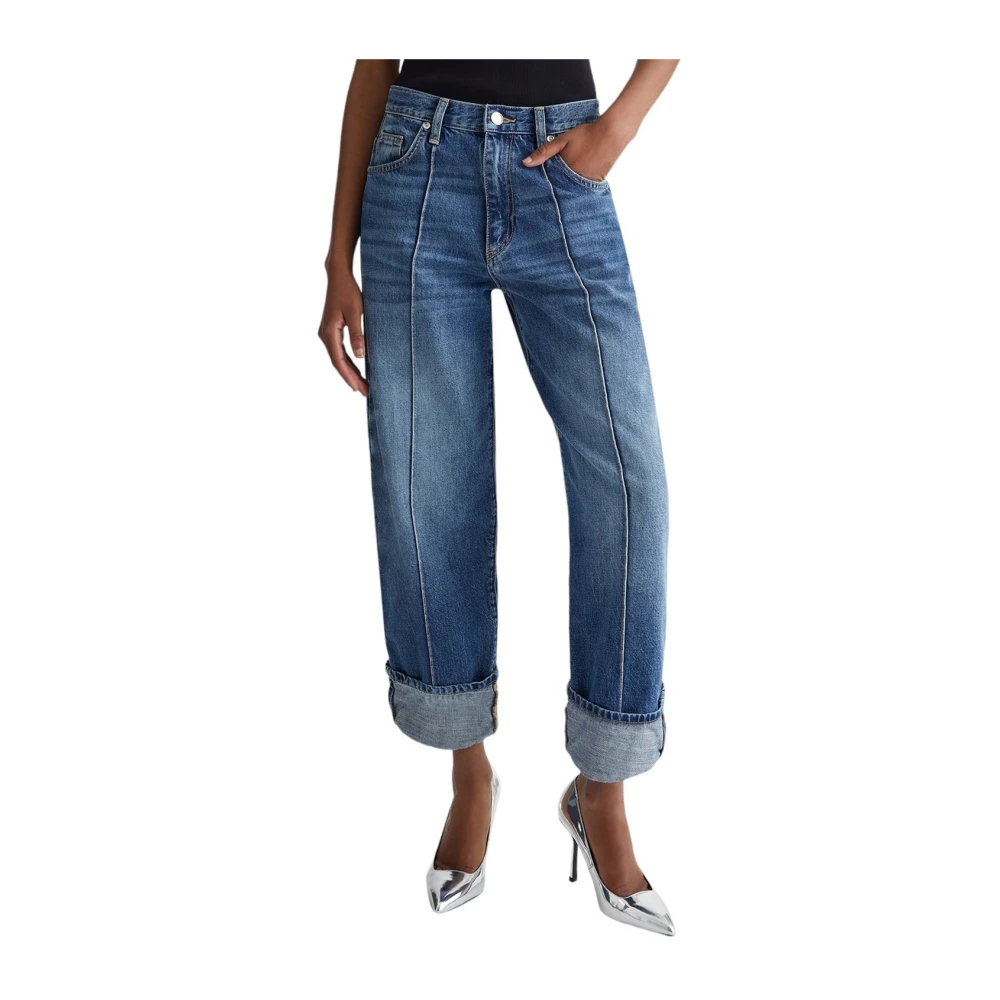 Liu Jo Denim Broek Notorius Blauw Blue Dames
