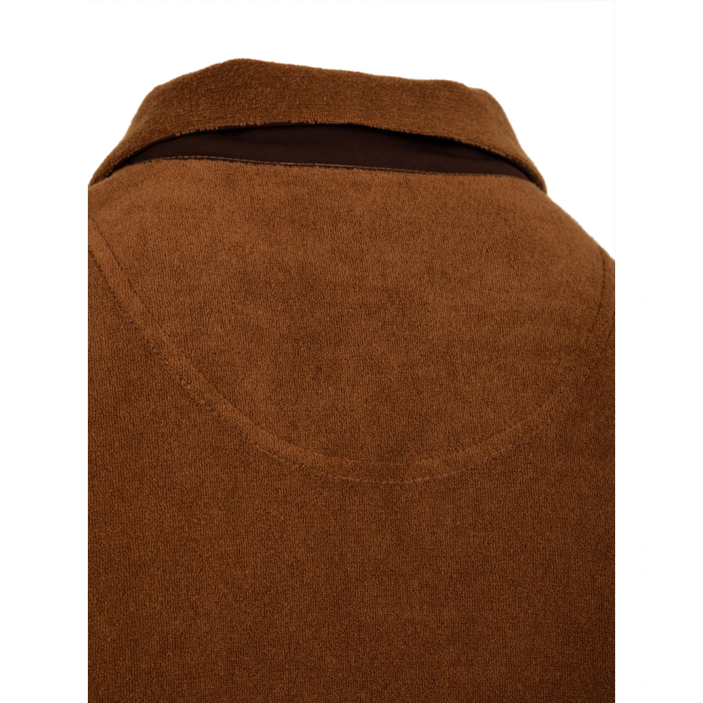 Aspesi Polo Shirt Brown Heren