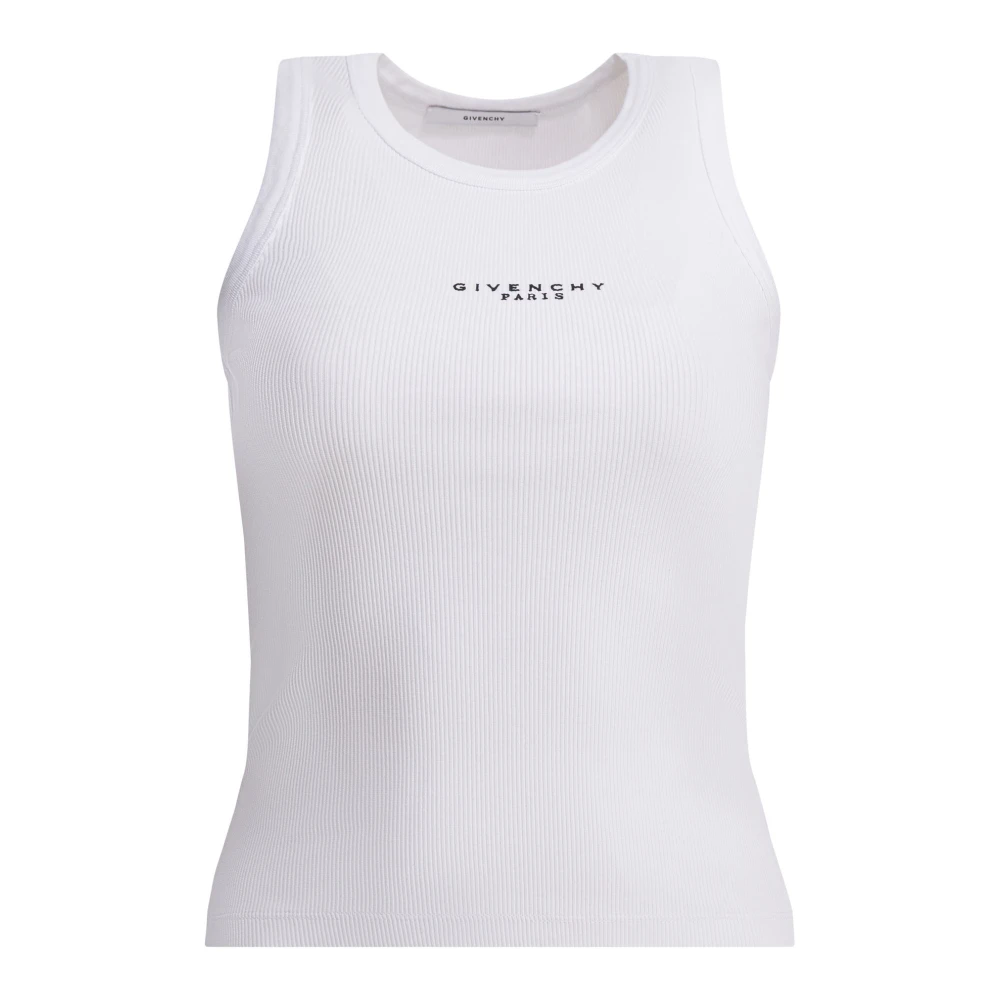 Givenchy Women's White Slim Fit Tank Top