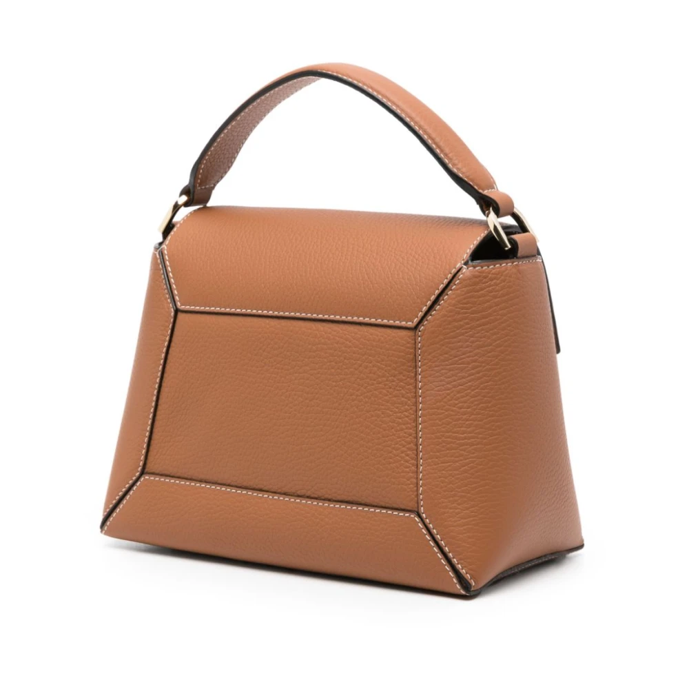 Strathberry Leren handtas met gouden hardware Brown Dames