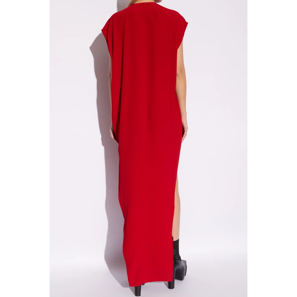 Rick Owens Pijlpunt jurk Red Dames