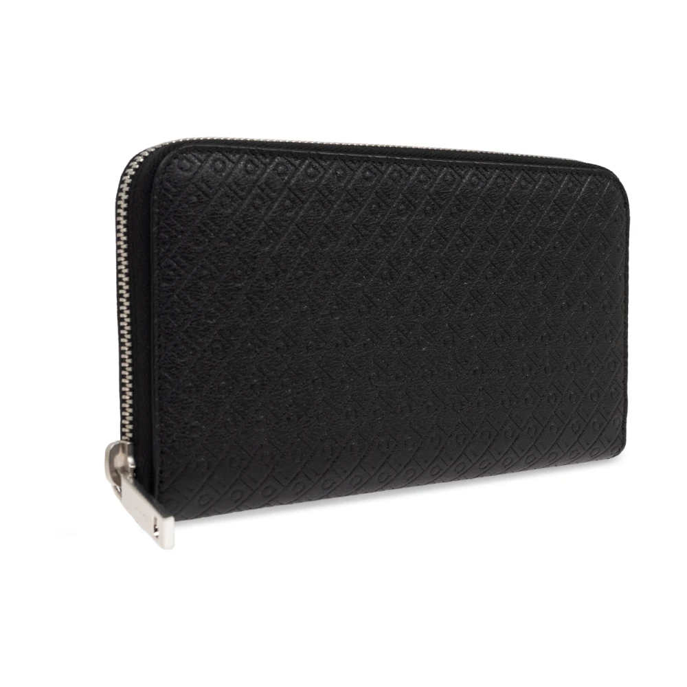 Salvatore Ferragamo Leren portemonnee Black Heren