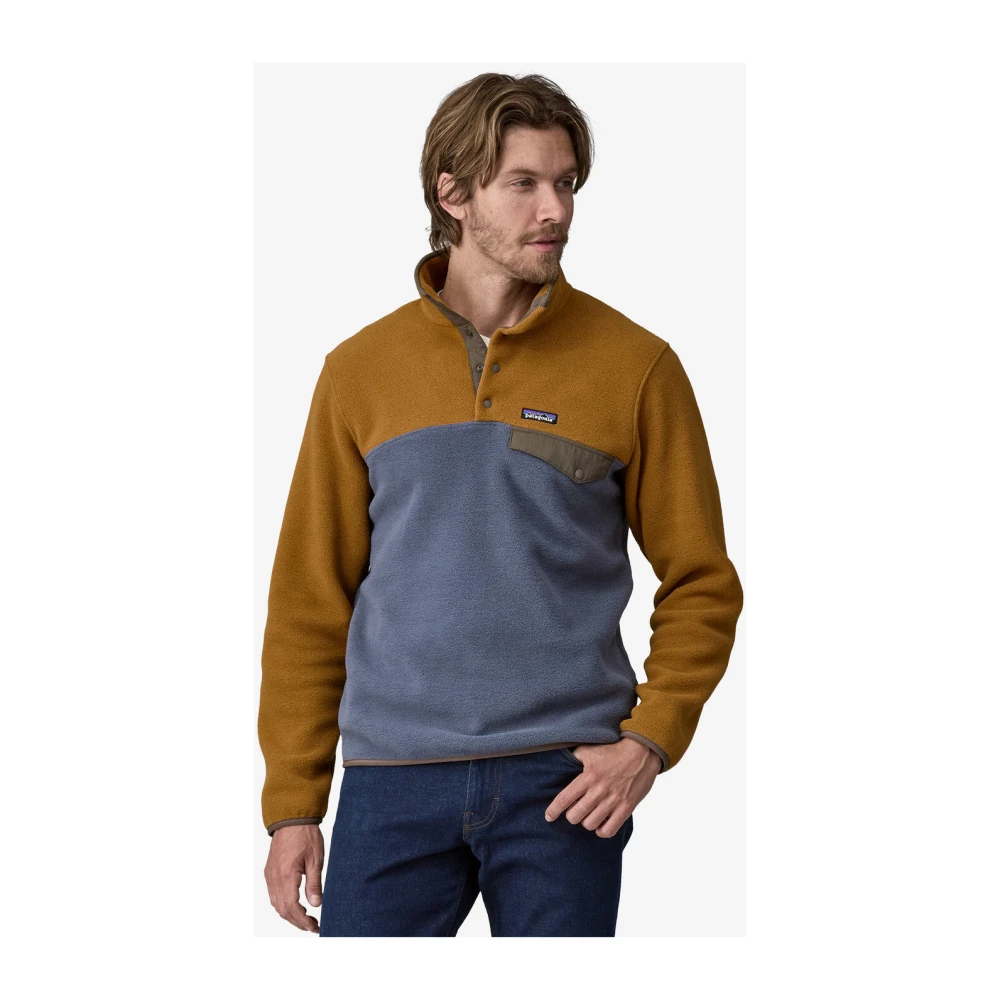 Patagonia Lichtgewicht Synchilla Snap-T Fleece Pullover Brown Heren