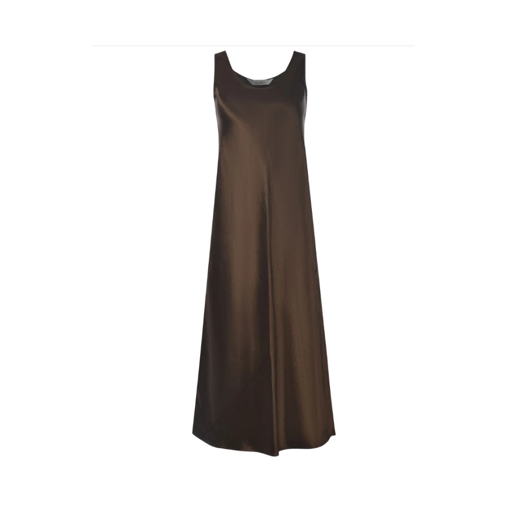 Max Mara Bruine Jurken Regular Fit Brown Dames