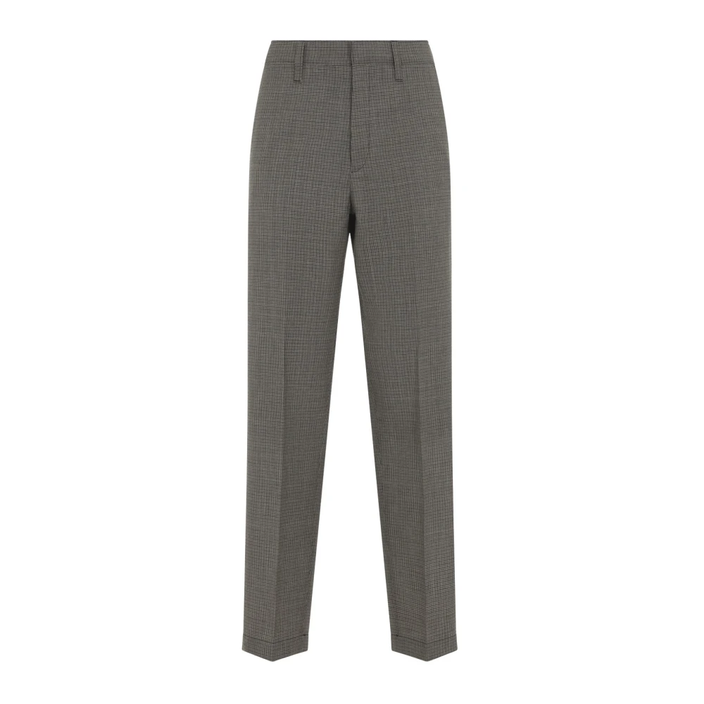 Prada Wool Trousers - Male - Suit Trousers - Green - L - Trousers