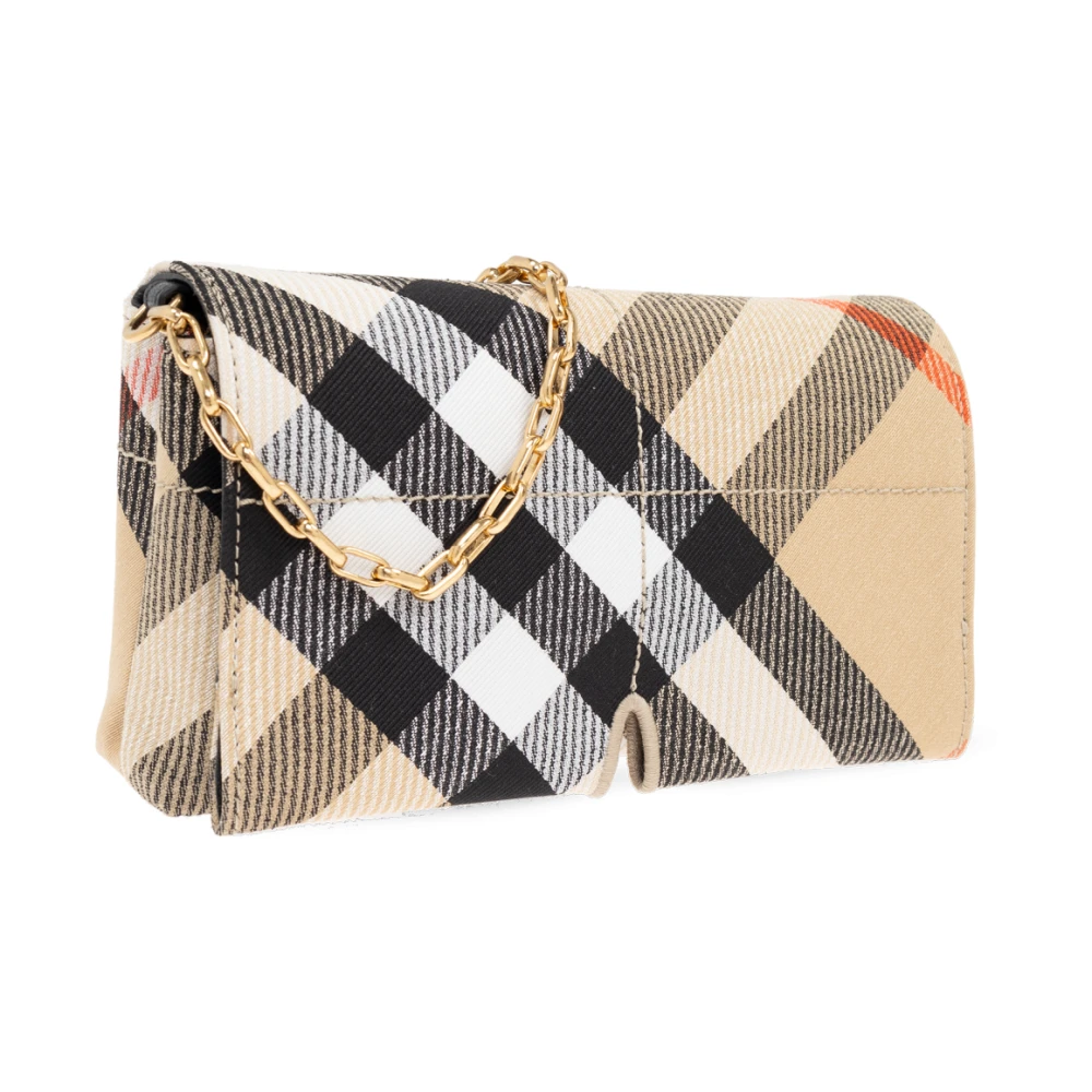 Burberry Snip Mini Schoudertas Beige Dames