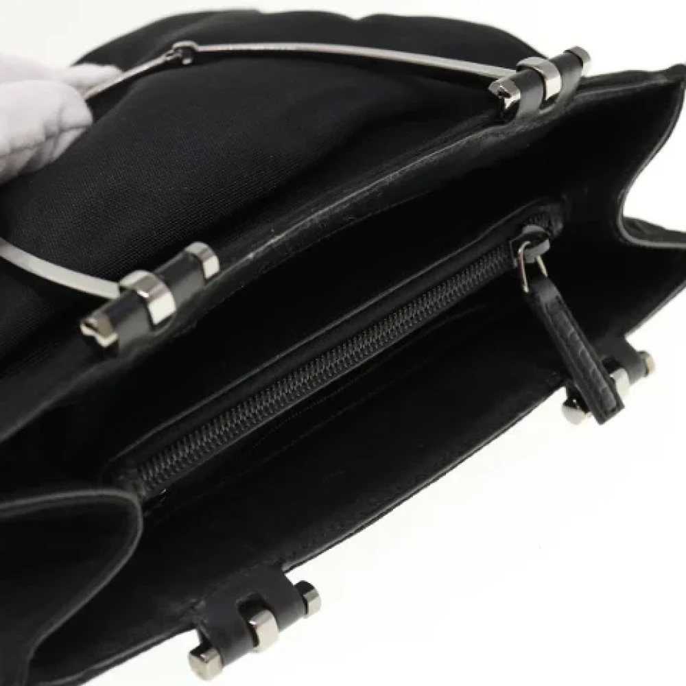 Gucci Vintage Pre-owned Nylon handbags Black Dames