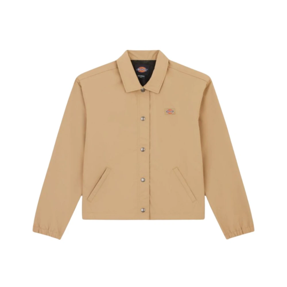 Dickies Kort Coach Jacka Beige, Dam