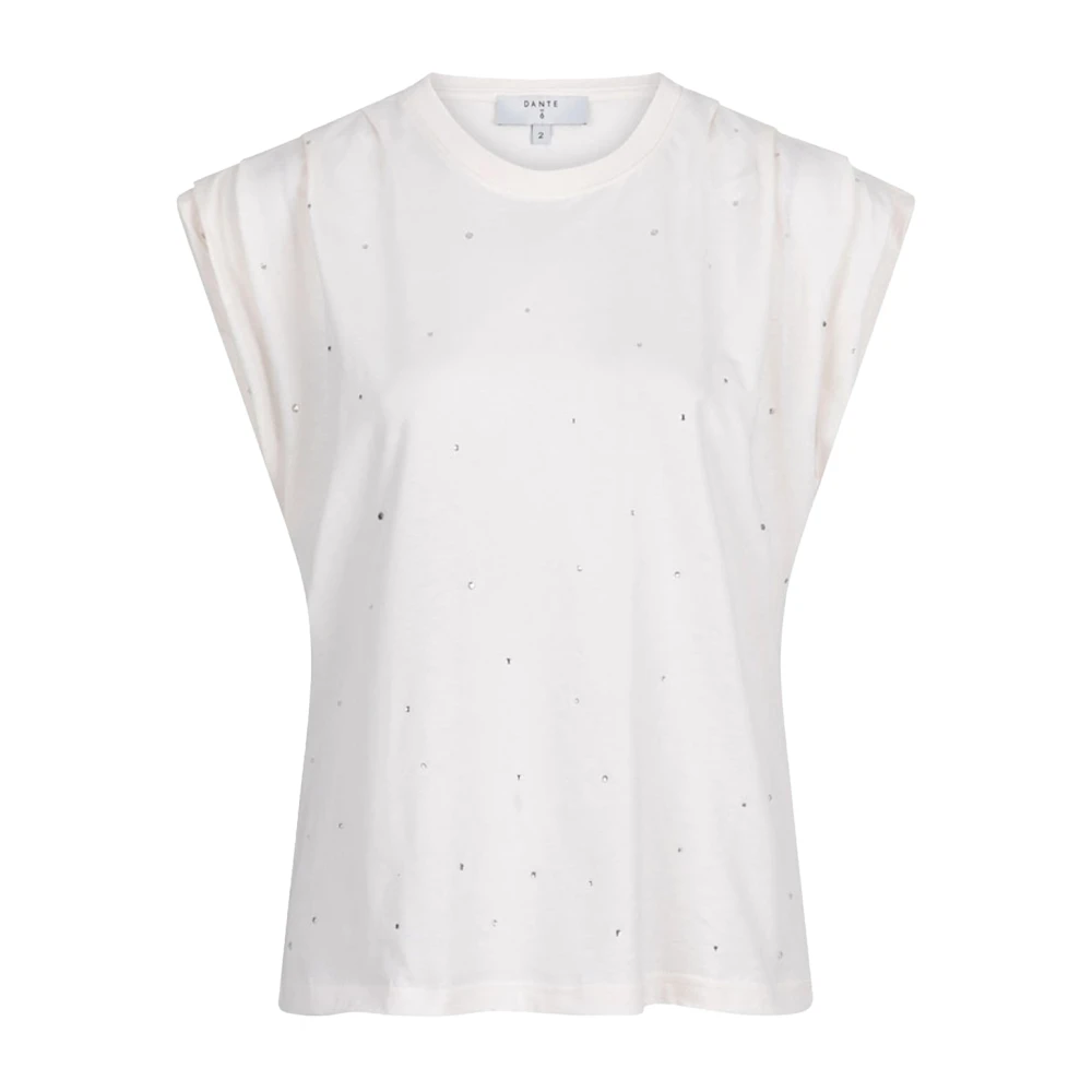 Dante 6 Idety Tee met Strass Versieringen White Dames