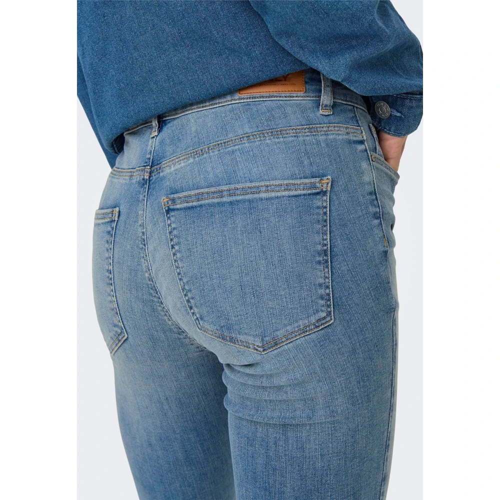 Only Wijde Denim Broek Blue Dames