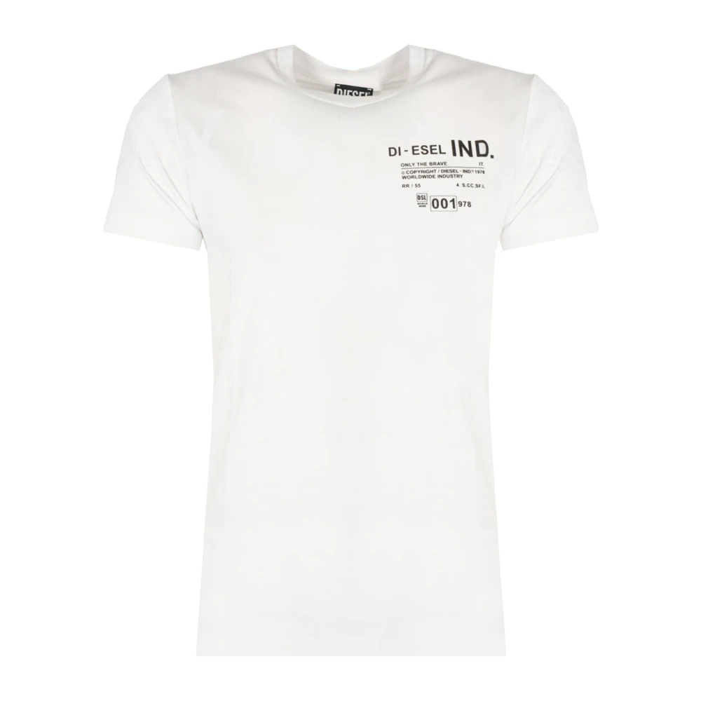 Diesel - Tops > T-Shirts - White - Diesel - Modalova