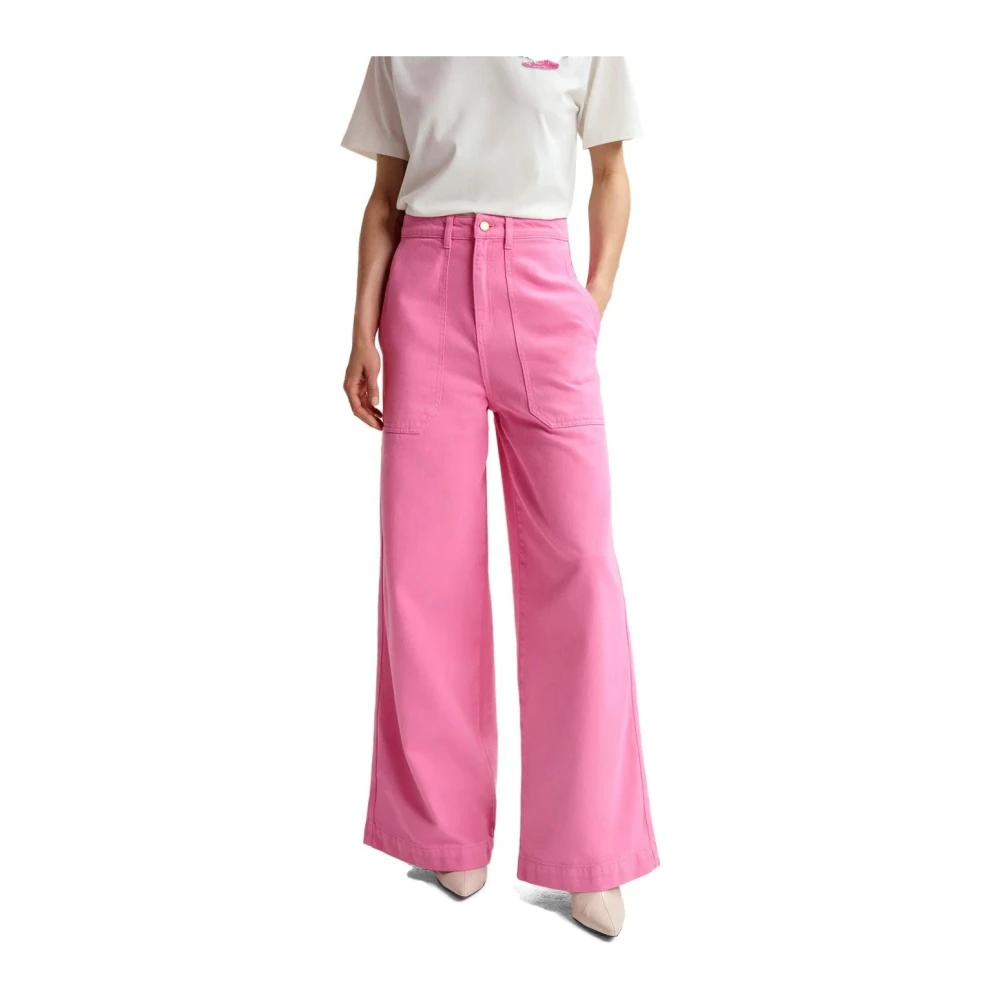 Essentiel Antwerp Roze Flare Homerus Jeans Pink Dames