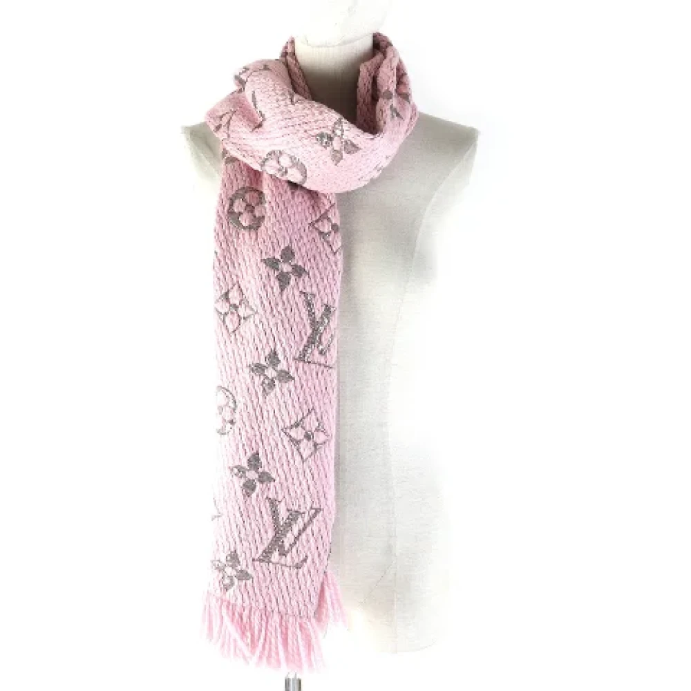 Louis Vuitton Vintage Pre-owned Canvas scarves Pink Dames
