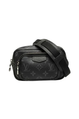 Pre-owned Outdoor Monogram Eclipse Axelremsväska