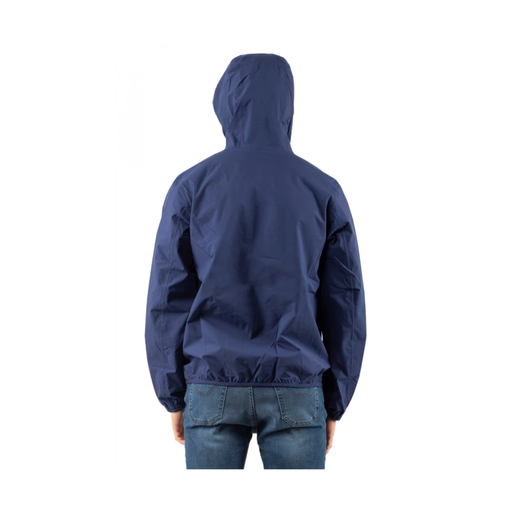 K-way Lichtgewicht Opvouwbare Jas Blue Heren