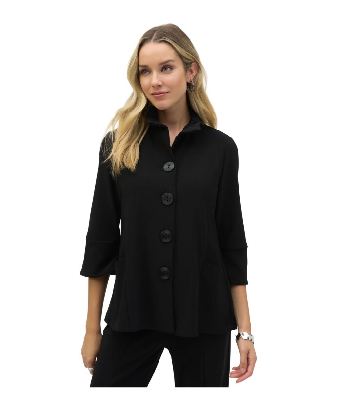 veste-trapeze-a-col-fronce