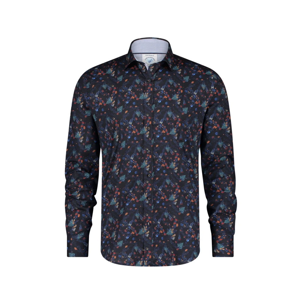 A fish named fred Casual Donkerblauw Overhemd Blue Heren