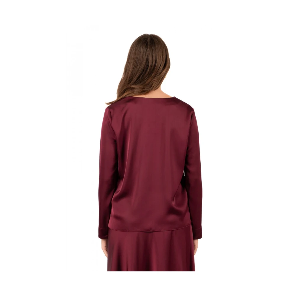 Hanita Damesblouse Brown Dames