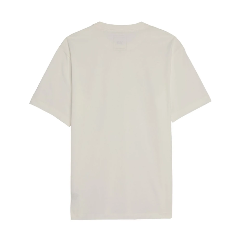 Y-3 Klassieke Crewneck T-shirt White Heren