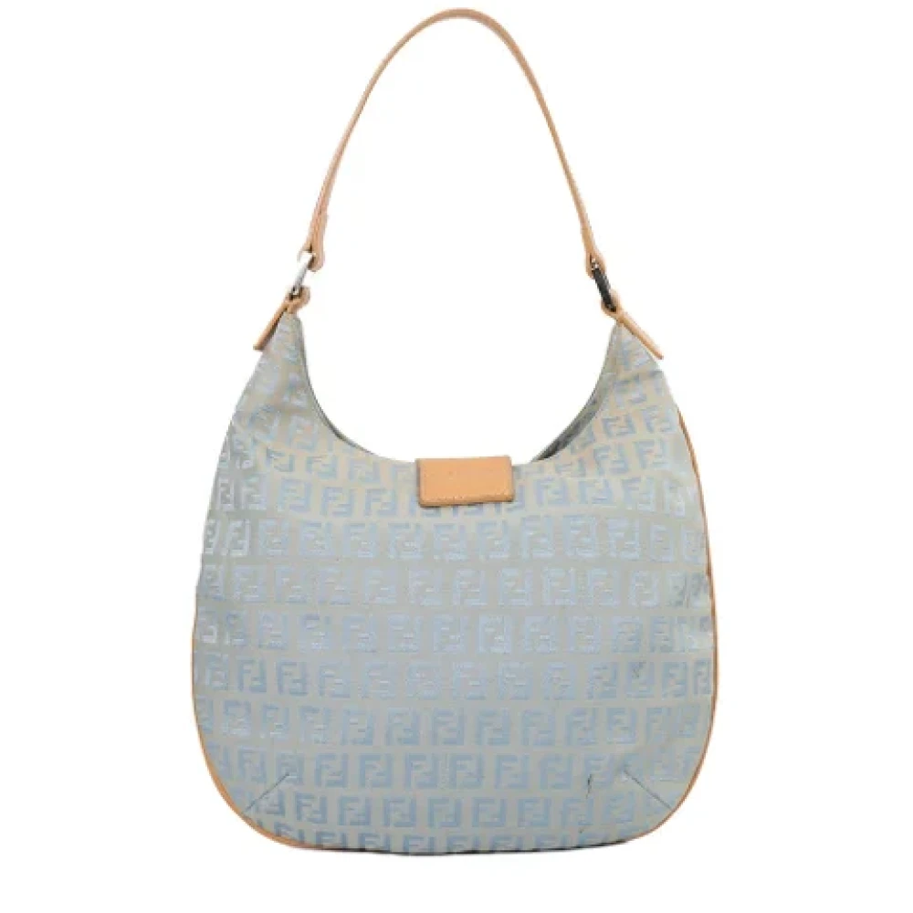 Fendi Vintage Pre-owned Canvas fendi-bags Blue Dames