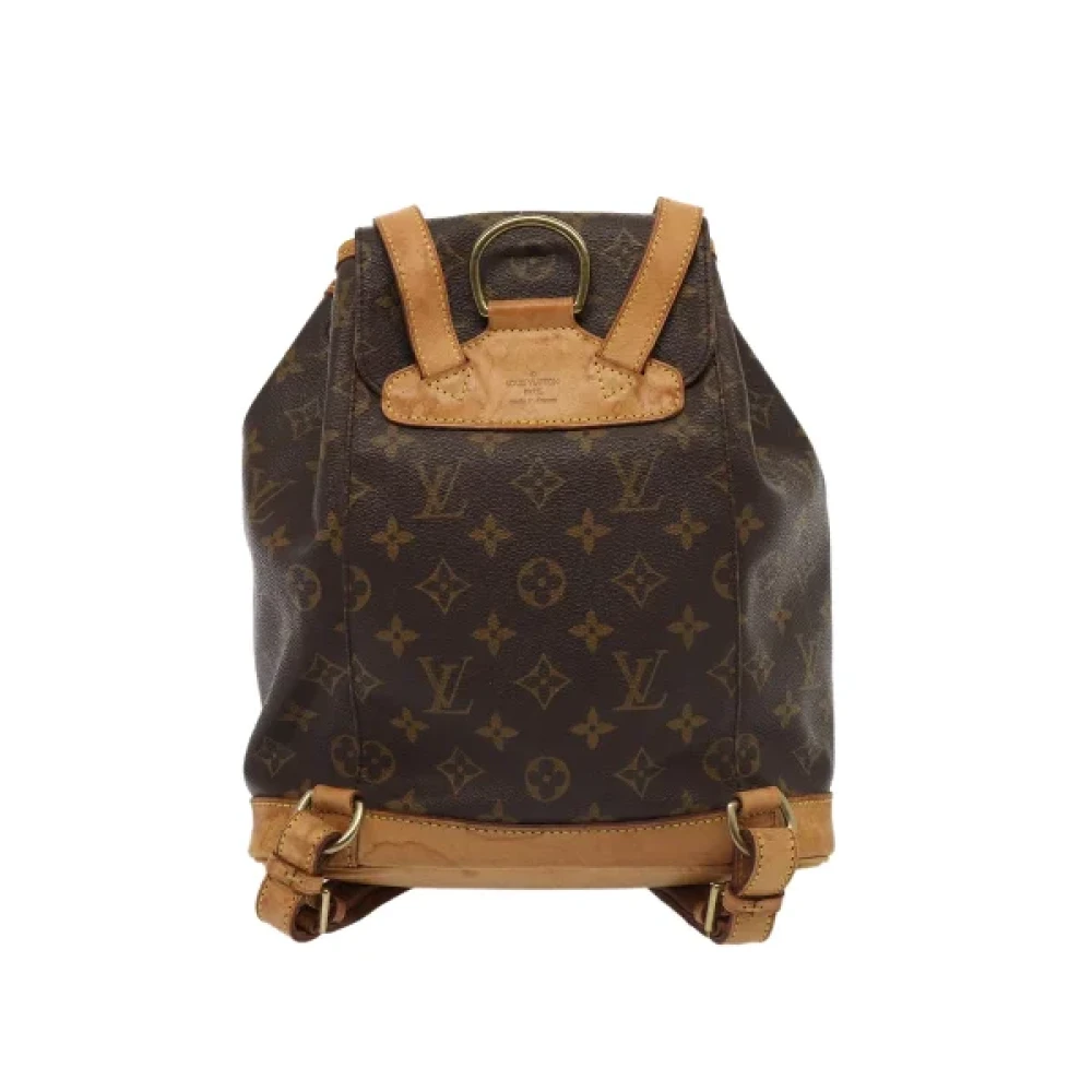 Louis Vuitton Vintage Pre-owned Canvas backpacks Brown Dames