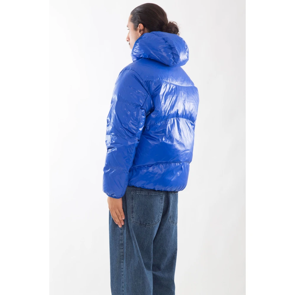 Lacoste Krokodil Donsjack in HJM Blue Heren