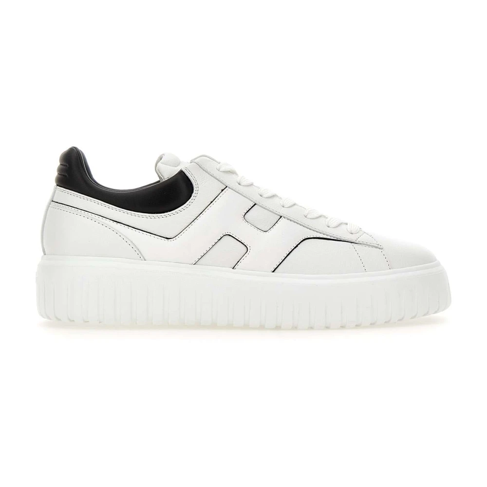Hogan Men's White Sneakers, 6 Uk, H-Stripes Trainers