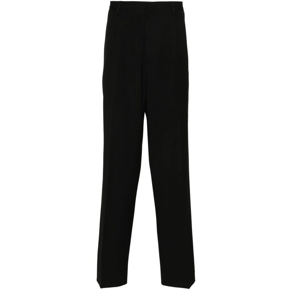 MM6 Maison Margiela Zwarte Twill Weefsel Broek Black Heren