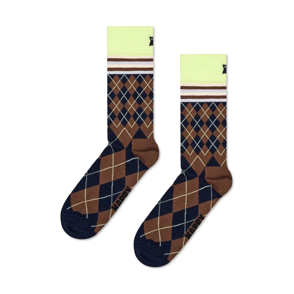 Happy Socks Argyle Patroon Sokken Multicolor Heren
