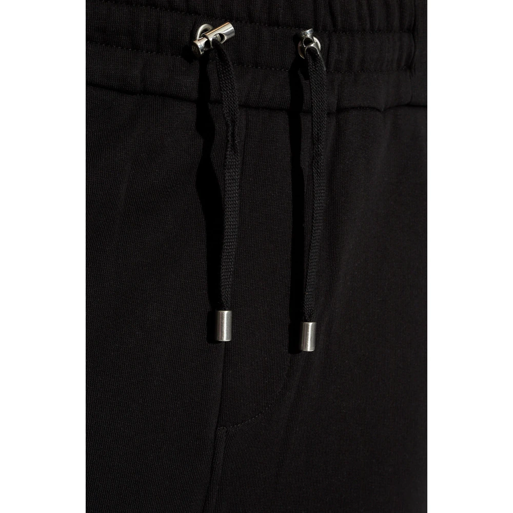 Balmain Sweatpants met logo Black Heren