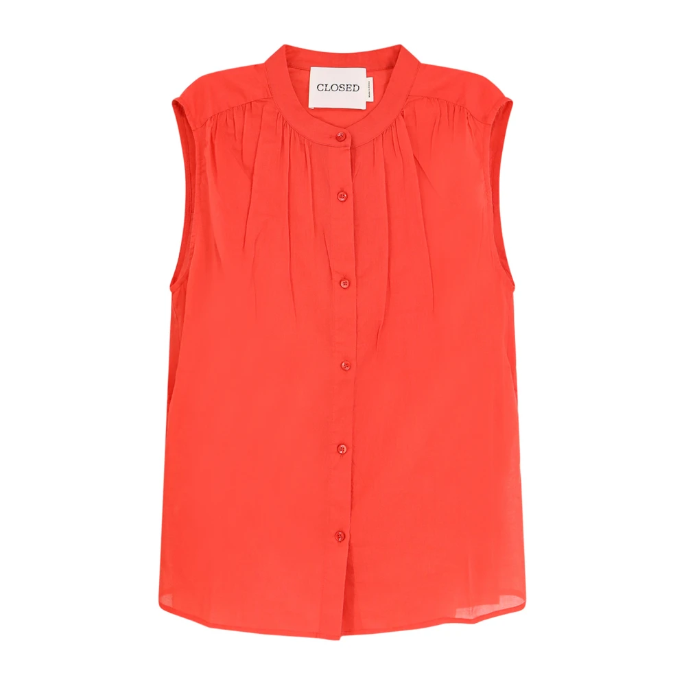 Closed Shirts Red Dames